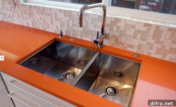 Orange granite
