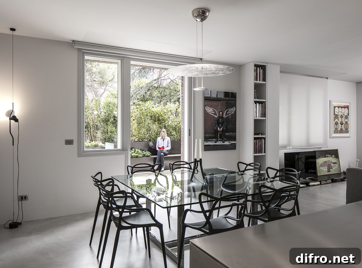 Balcony providing natural light