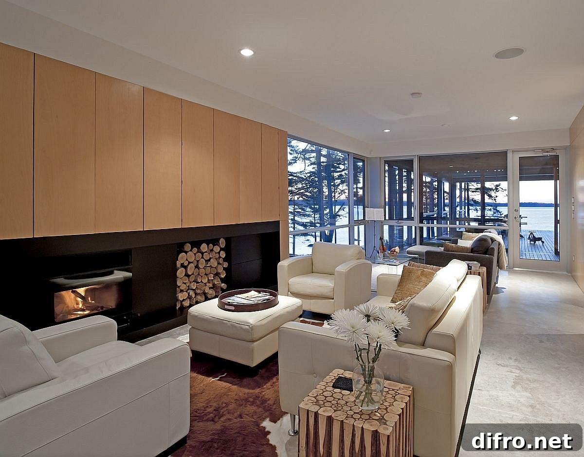 Open-plan living area