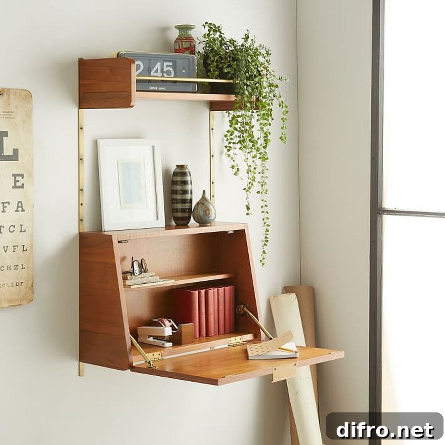 Lovely wooden folding desk