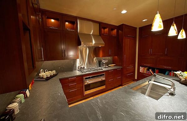 Kitchen at Solaris Residences