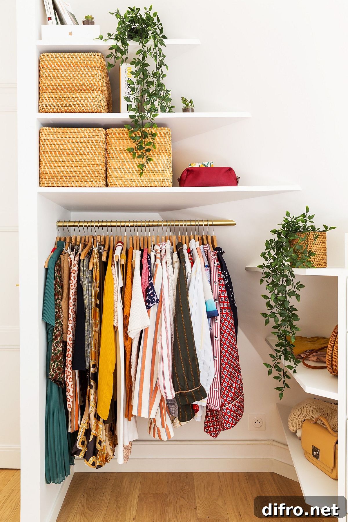 Tiny Paris apartment closet
