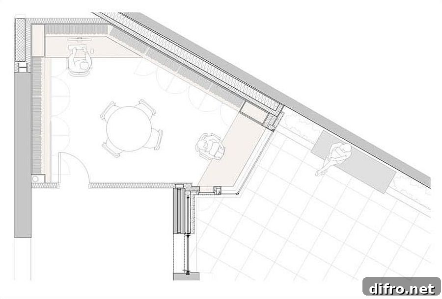 Design plan of Belsize Reading Room