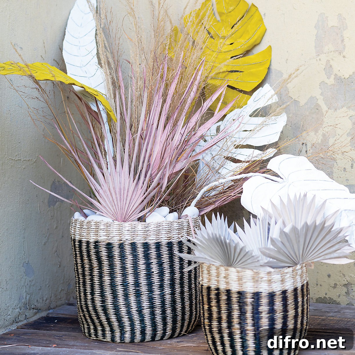 Dried florals arrangement