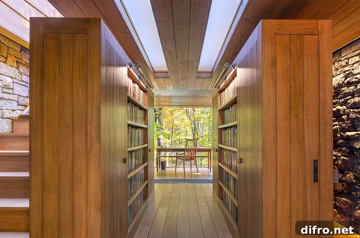 Collection of over 17000 books inside the Writer’s Studio