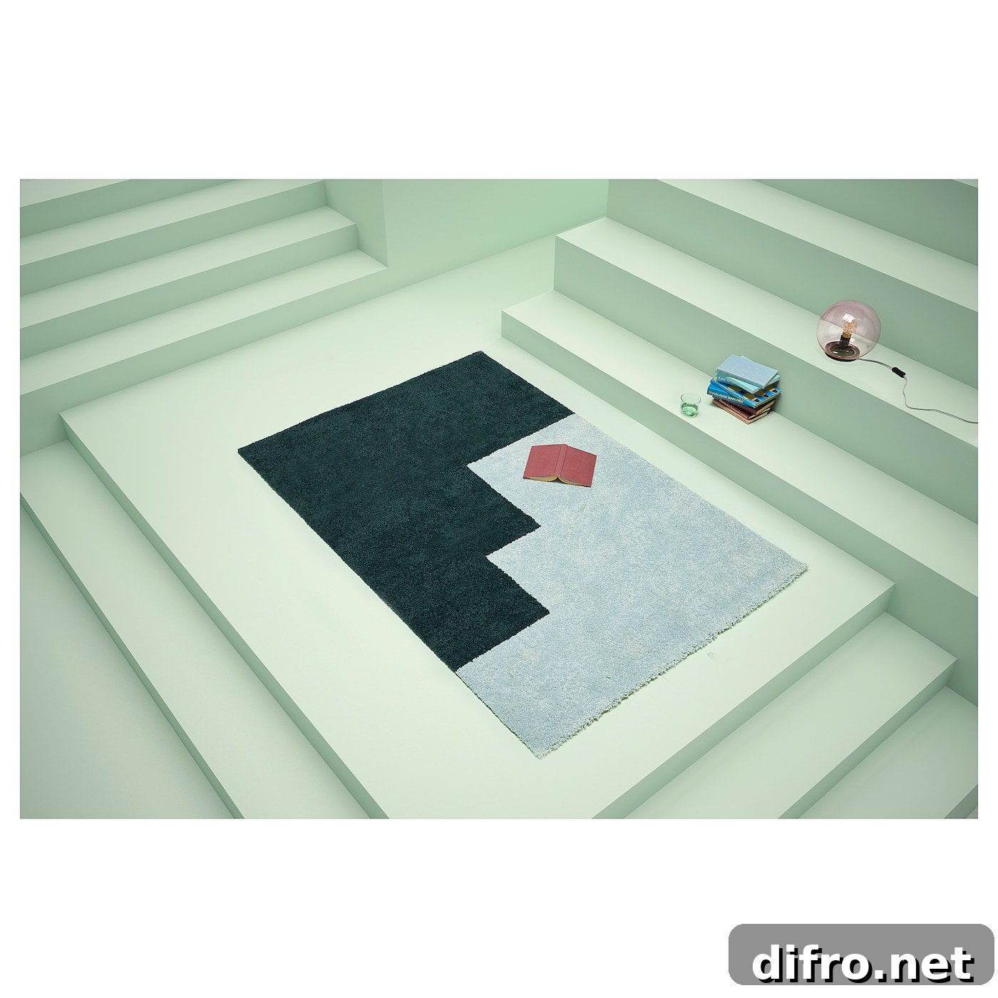 KONGSTRUP geometric rug in a modern interior