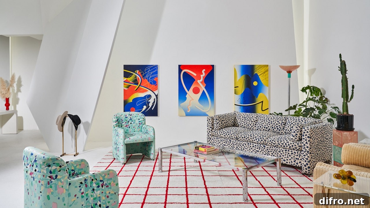 Multiple SIMESTED rugs forming a larger floor pattern