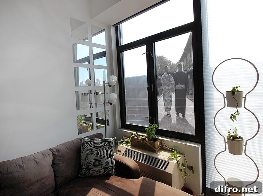 Giant DIY window picture frame takes absolutely no time to make!