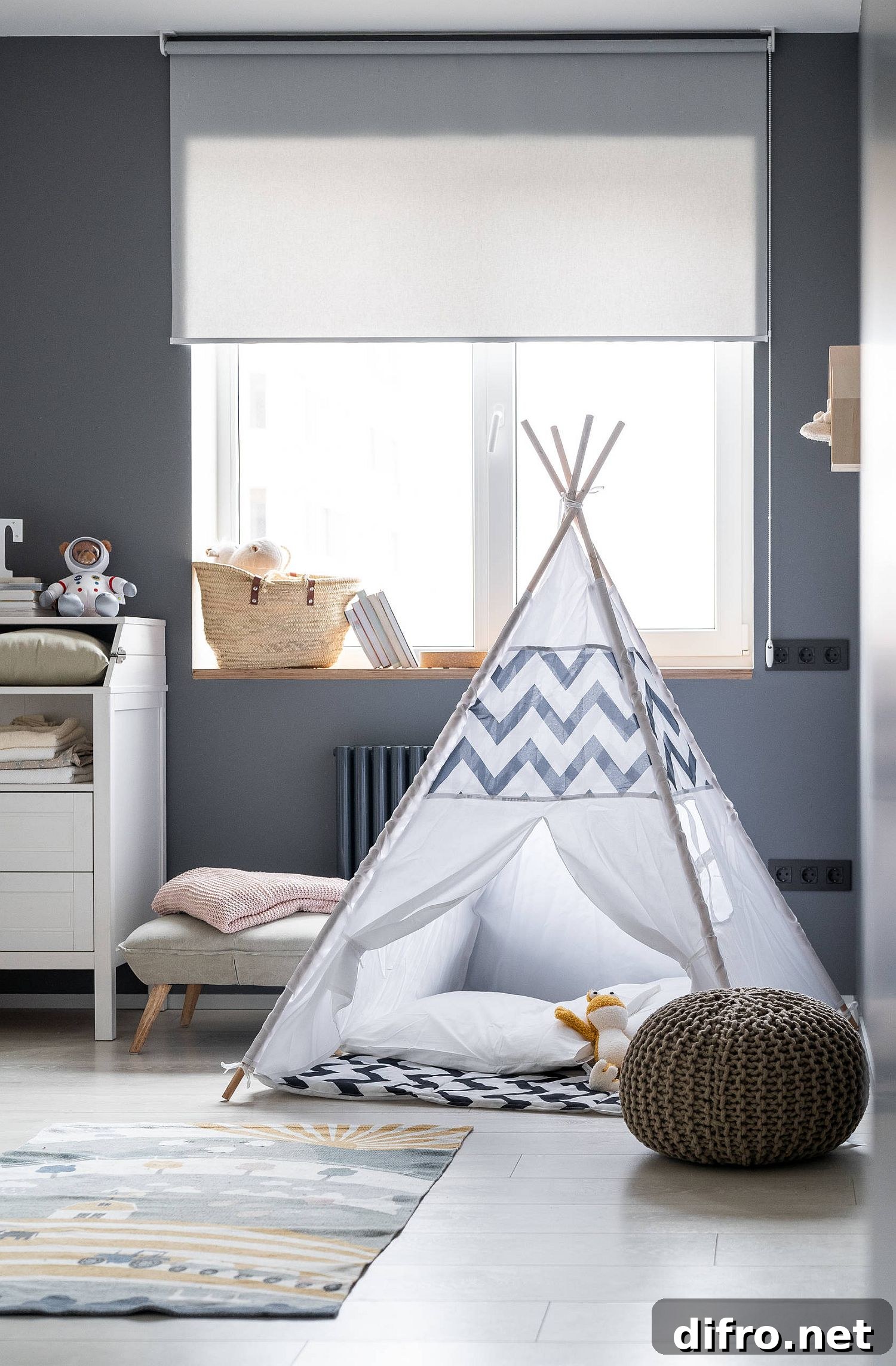 Teepee play zone