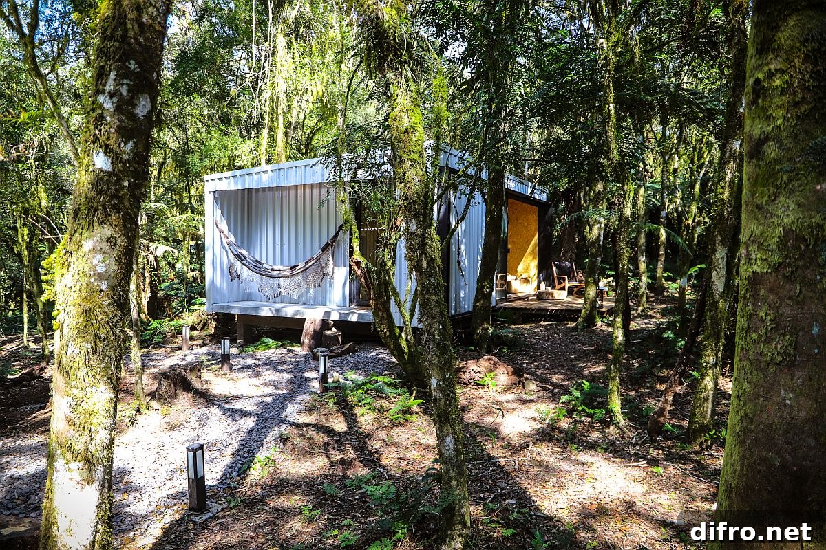 Hammock and wooden decks offer a lovely outdoor refuge