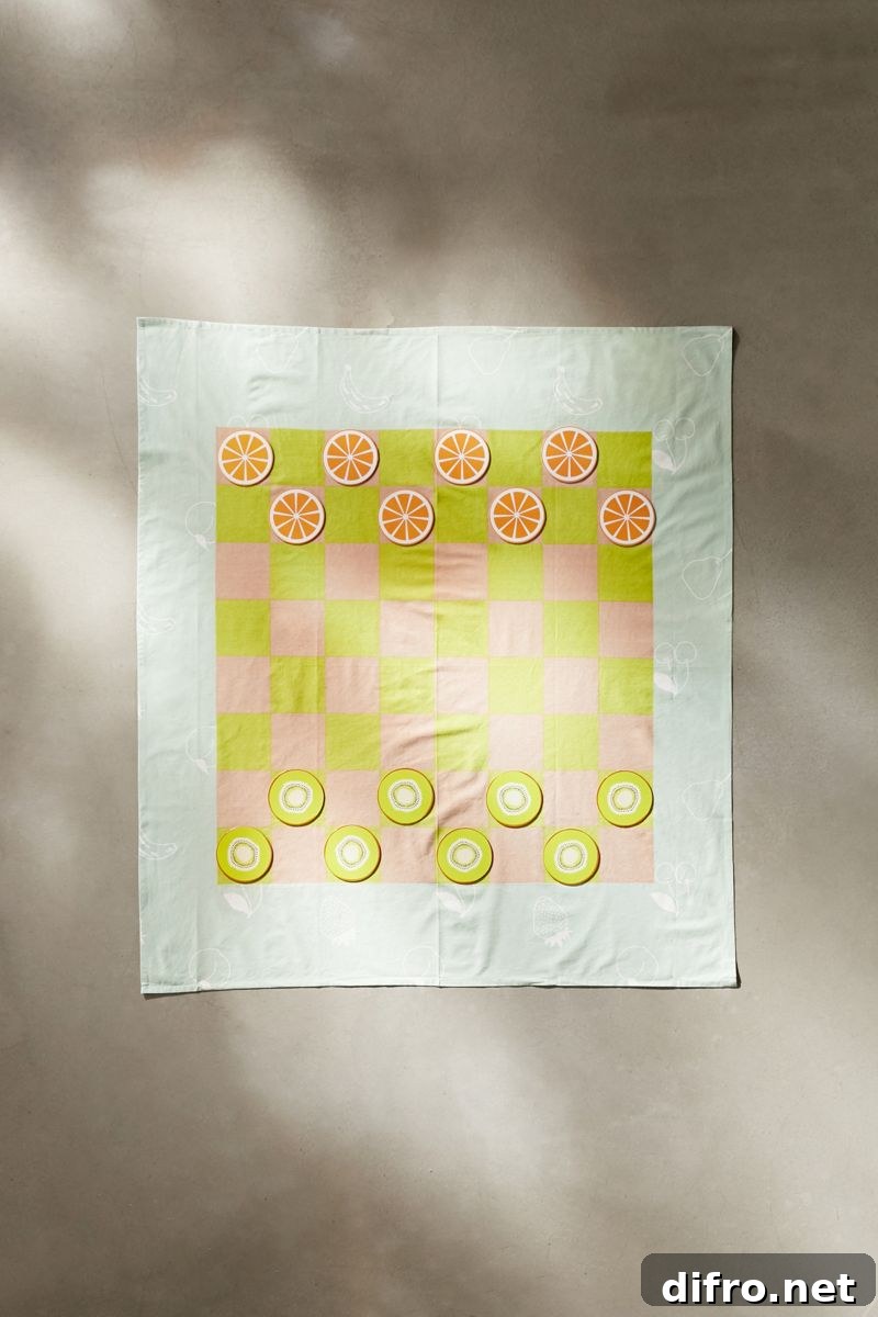 Game of fruit checkers