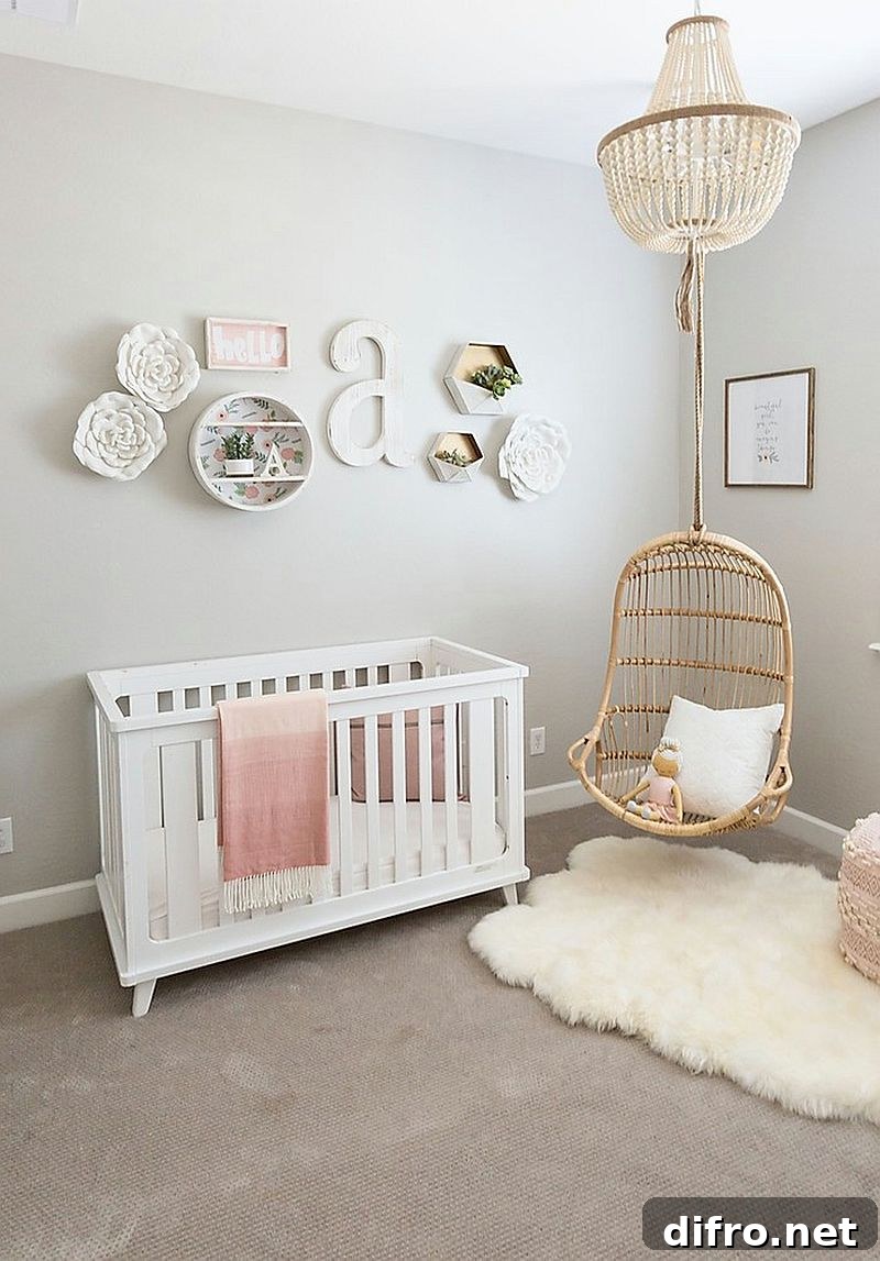 Gorgeous shabby chic nursery