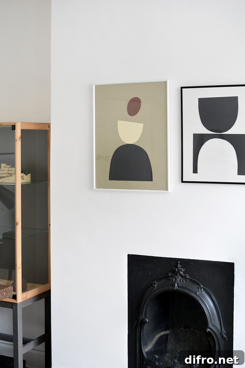 DIY modern wall art