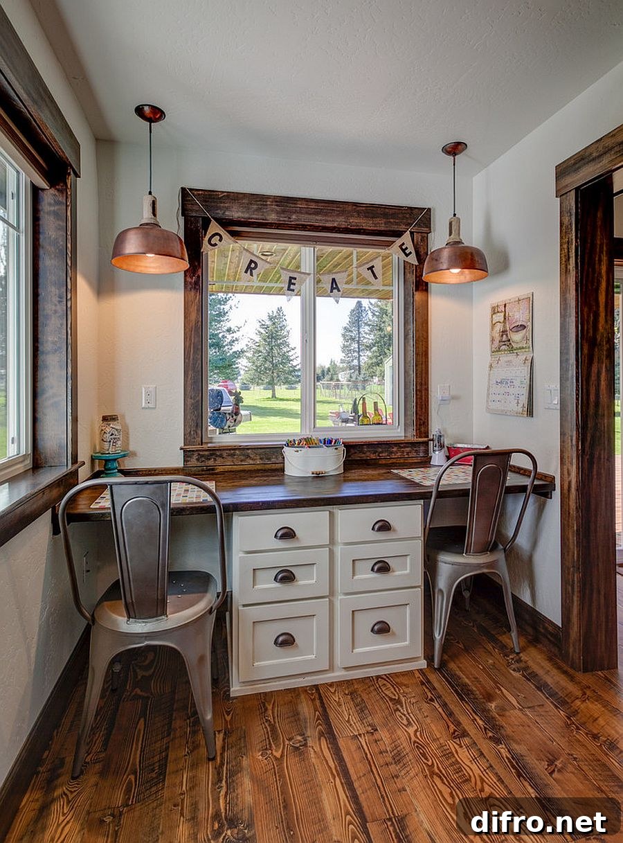 Task lighting for a home office