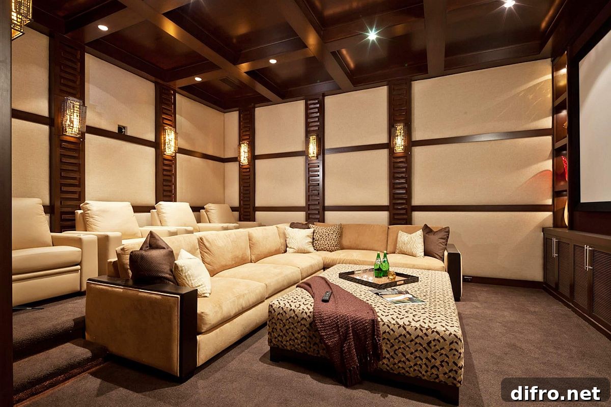 Beige decor accentuating the room