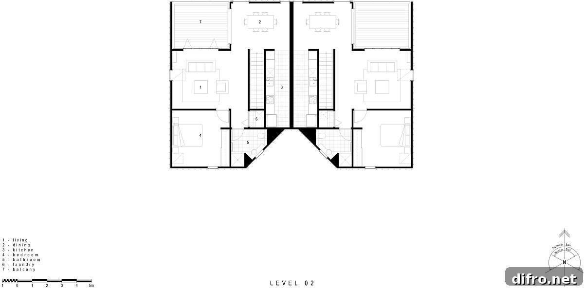 Floor plan of Hereford Flats