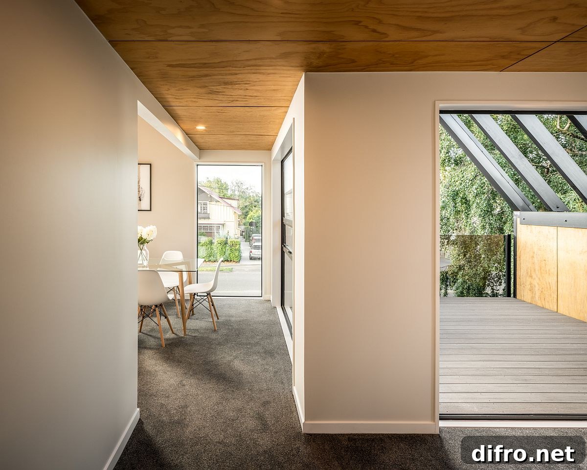 Neutral interior with different textures and finishes