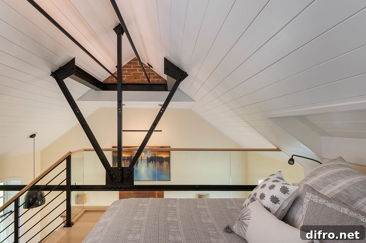 Vertical space used to add a bedroom