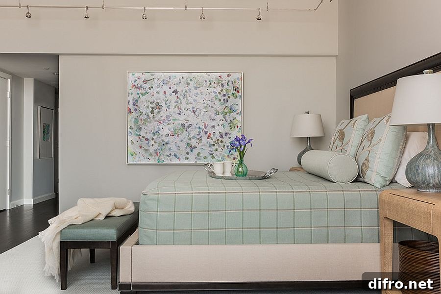 Wall art creates a common theme across rooms