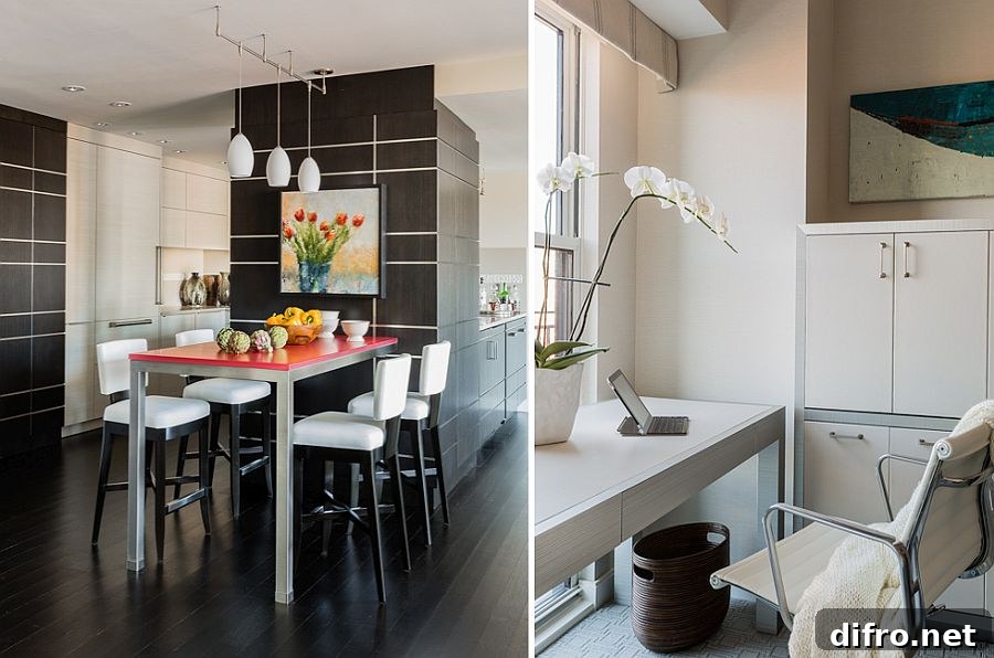 Space-savvy remodeled home reducing clutter