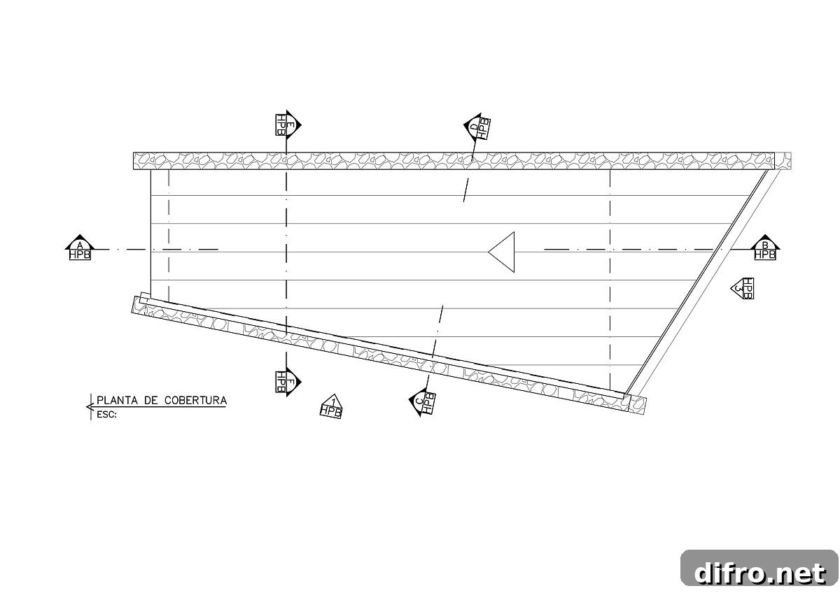 Design plan emphasizing glass and stone