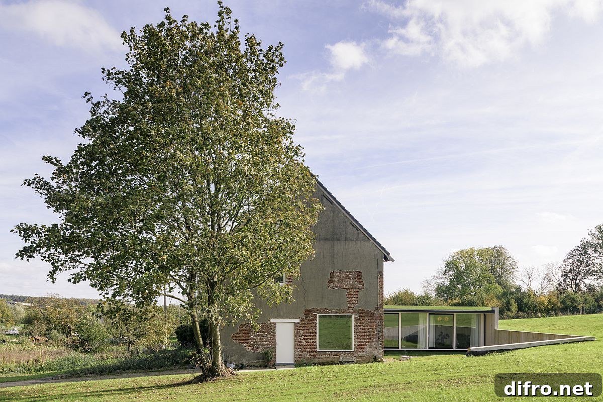 Fabulous worn exterior of the residence gives it a timeless visual appeal