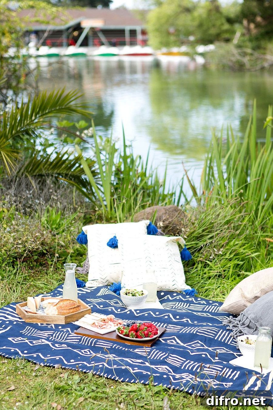 DIY backyard picnic spot