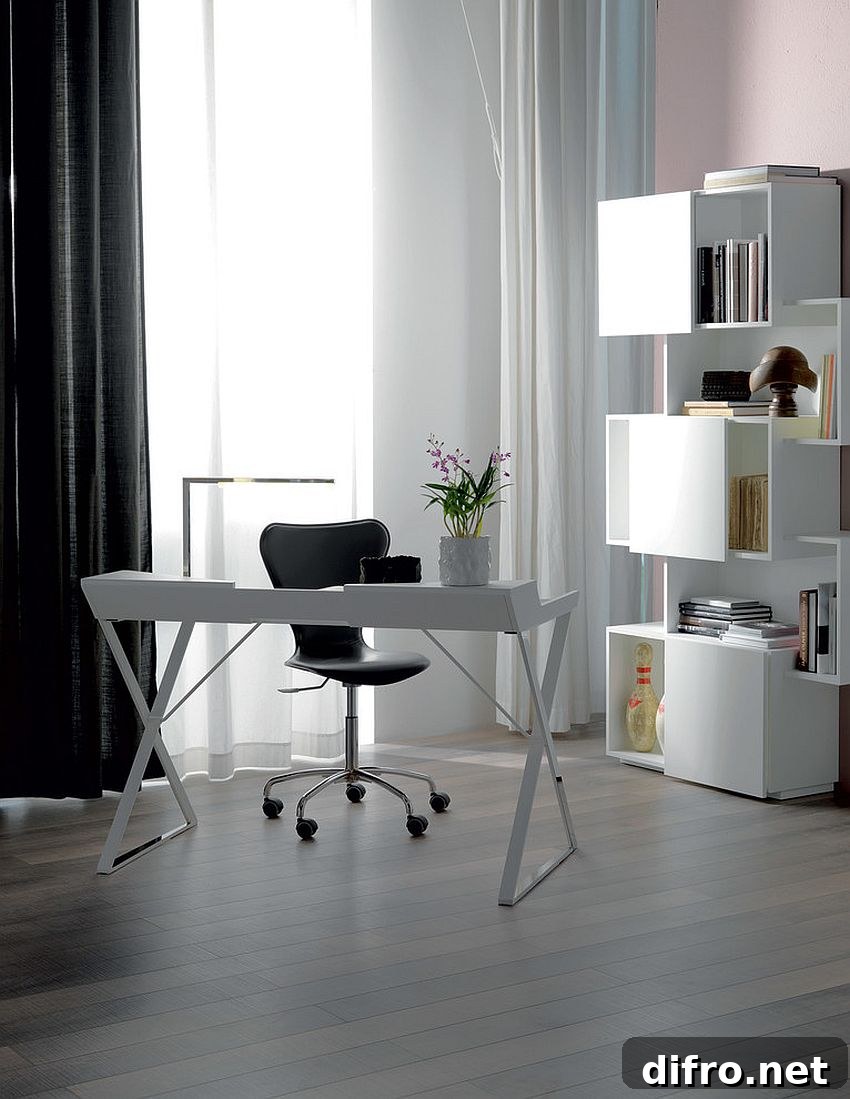 White home office inspiration from Cattelan Italia [Design: RoomService 360]