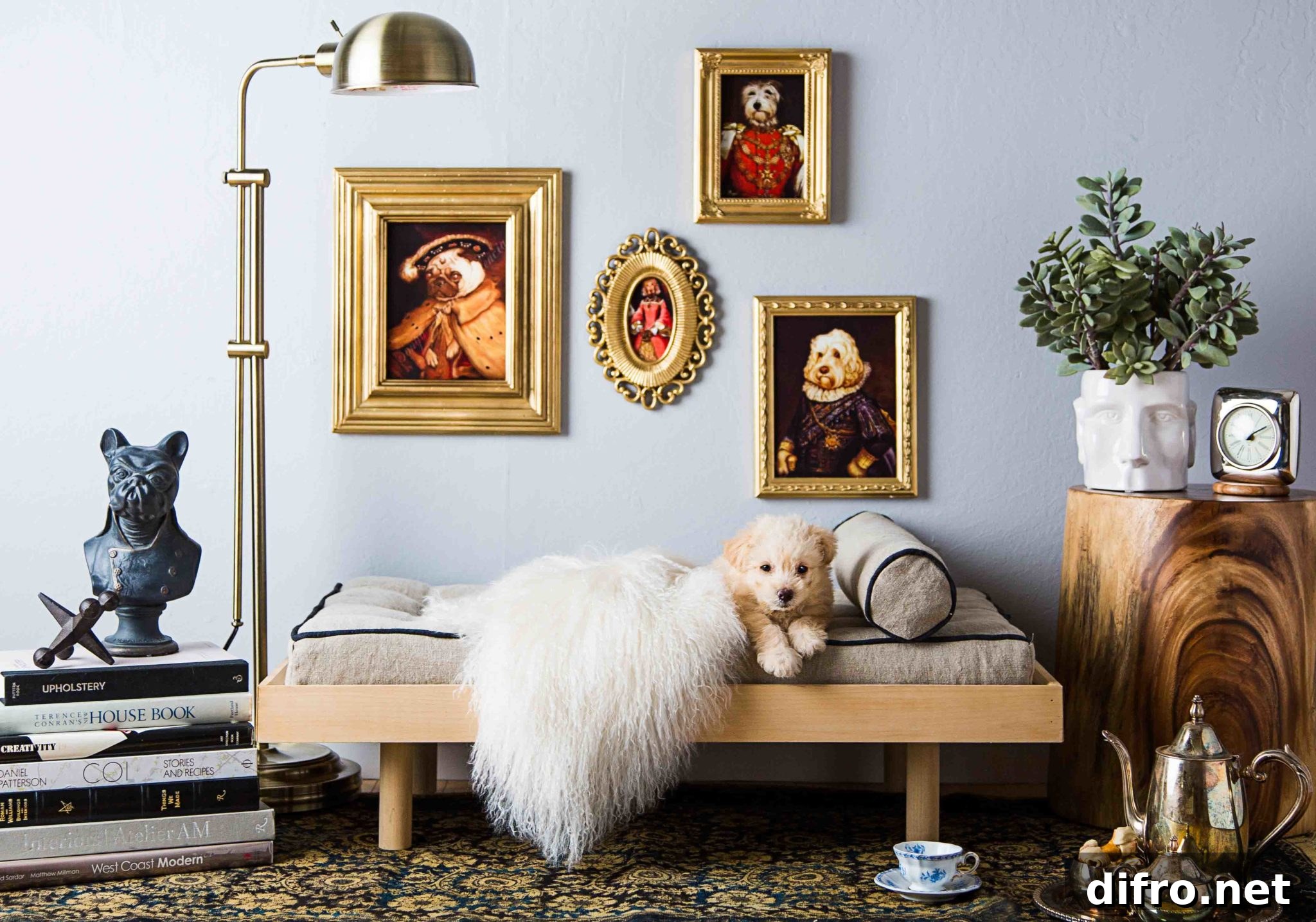 Extraordinary glamorous dog nook