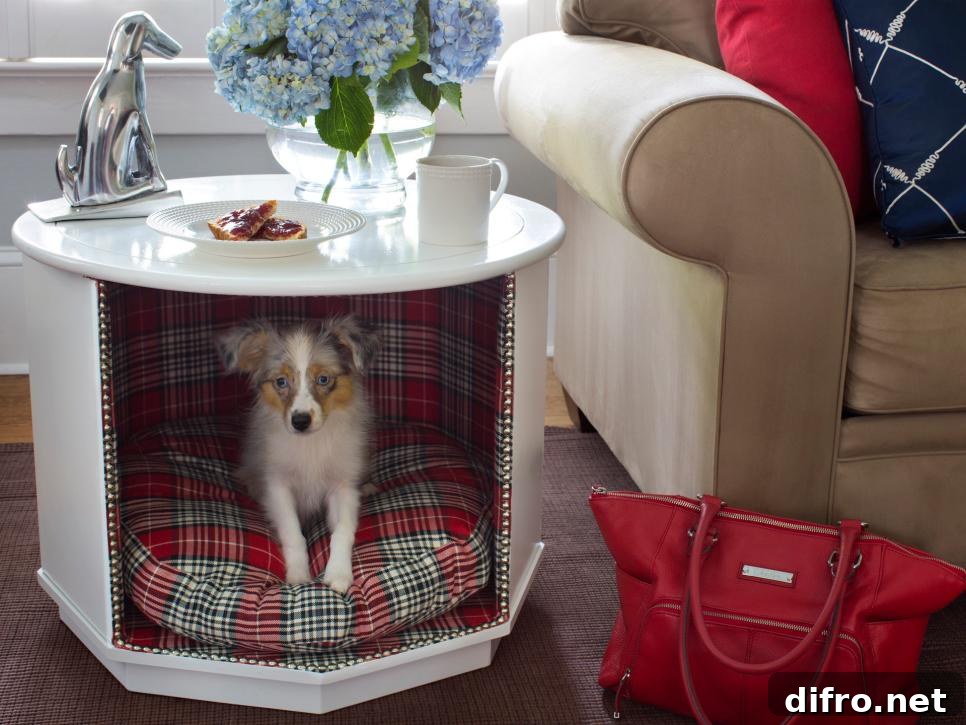 Beautifully designed dog nook