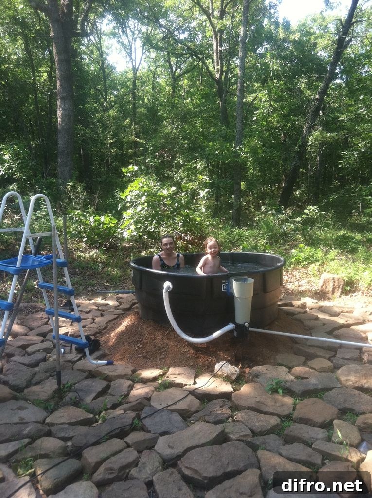 Homemade bathtub idea