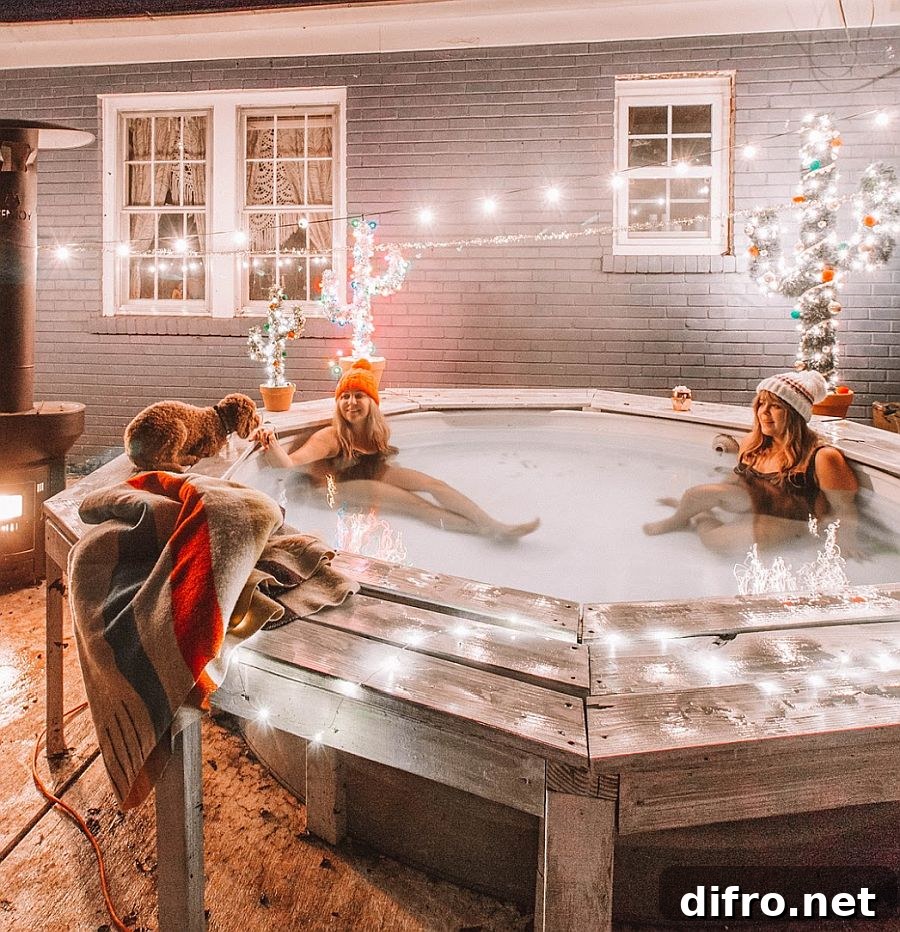 Stock tank hot tub DIY