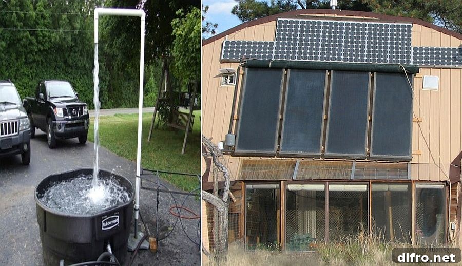 Hot tub with solar panels