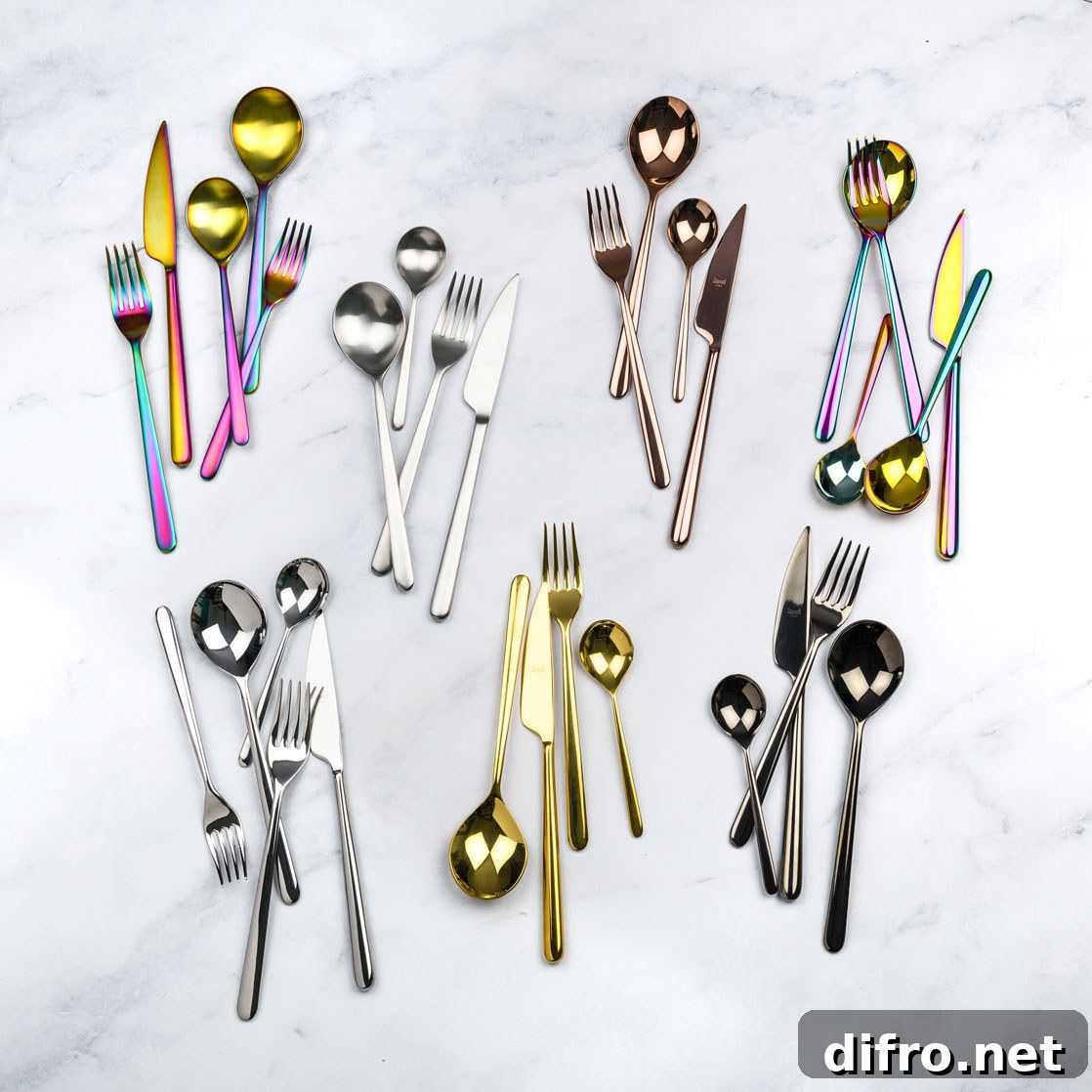 Modern luxury flatware by Mepra