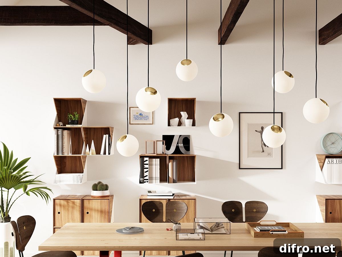 Home office featuring the Moth Chair
