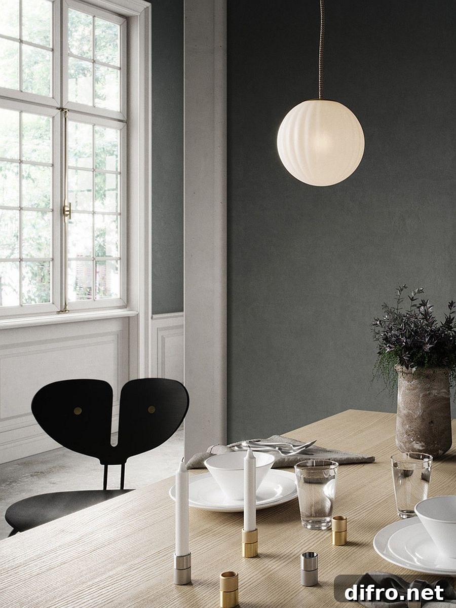 Distinct outline of the Moth Chair