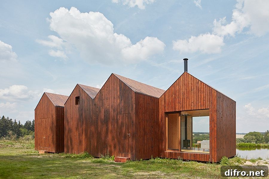 Classic design cabin with modern comforts