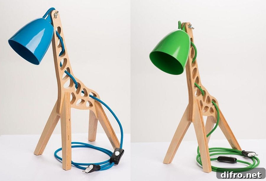 Table lamp ideal for animal and nature lovers