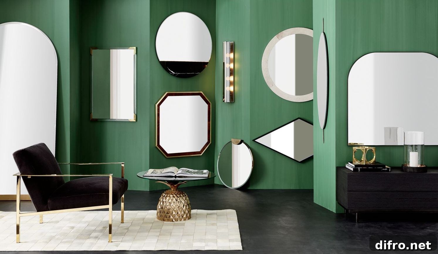 Decorative wall mirrors