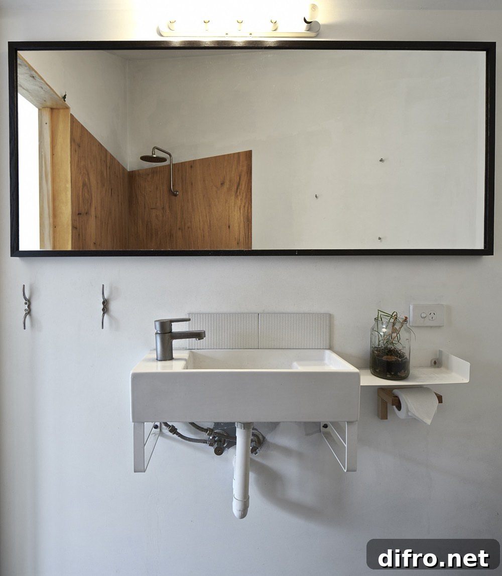 Bathroom with smart lighting