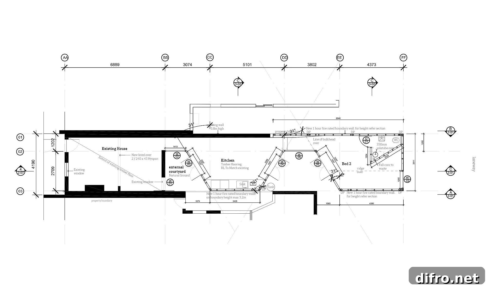 Floor plan of the Dolls House