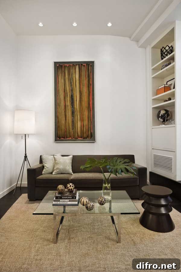 Open plan kitchen and living space at 130 Barrow Street