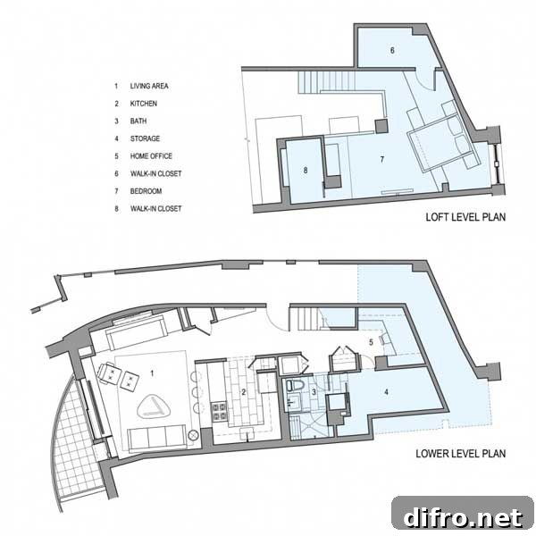 Pre-renovation condition of the loft