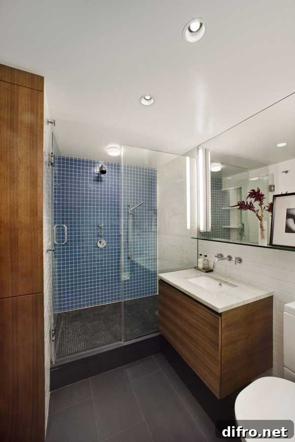 Bedroom nook with built-in storage