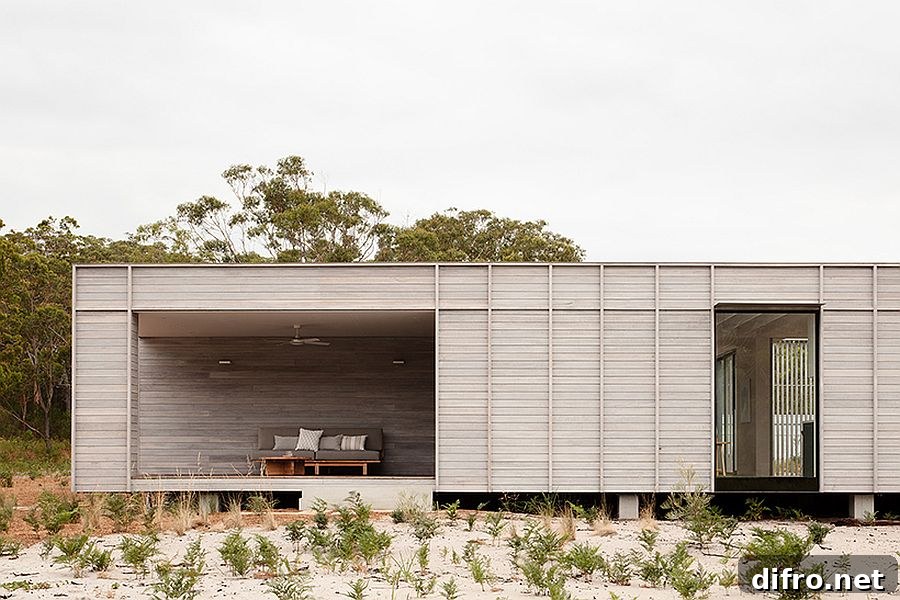 Adaptable outdoor spaces that can be easily closed off when you need privacy