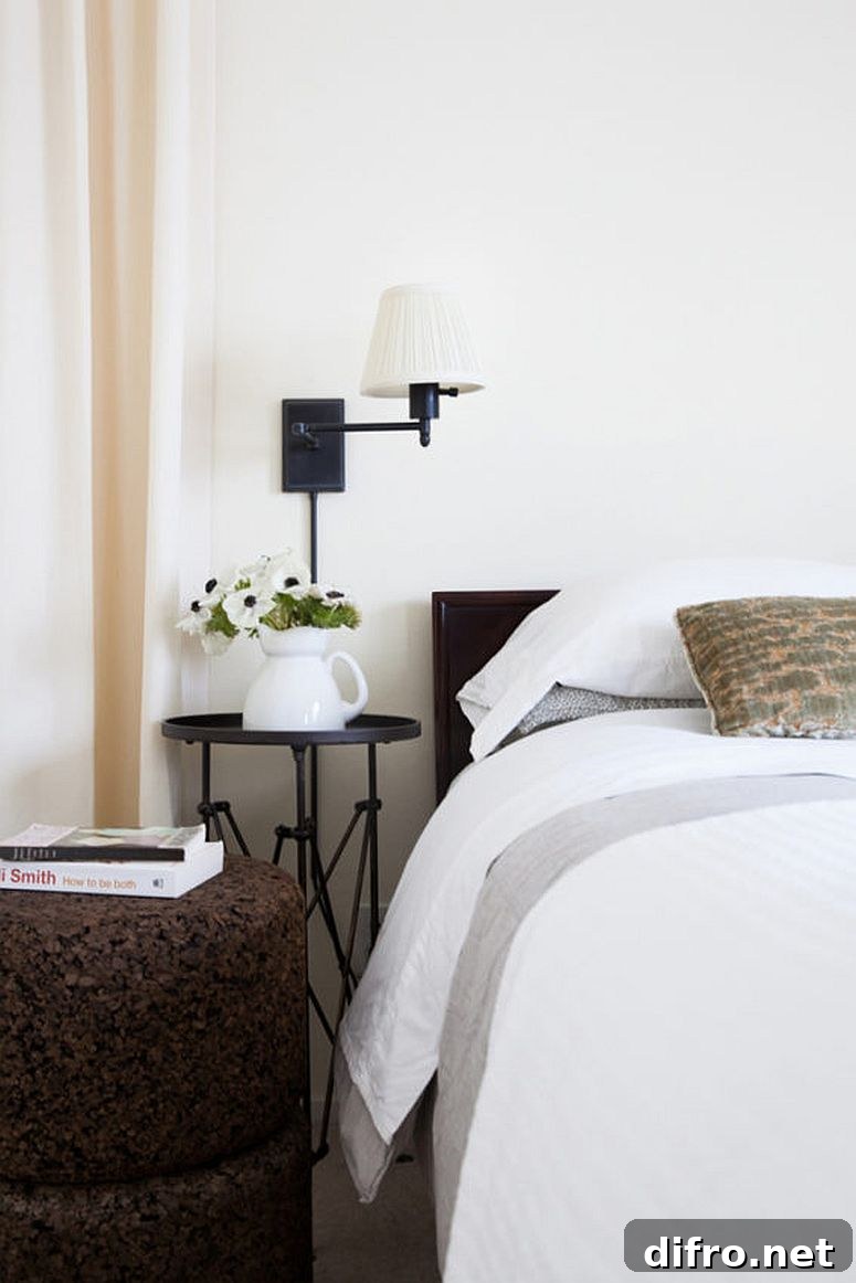 Modern bedroom in neutral hues