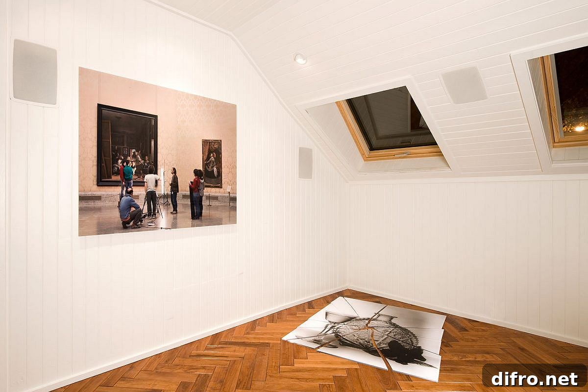 Skylights and windows bring natural light into the home