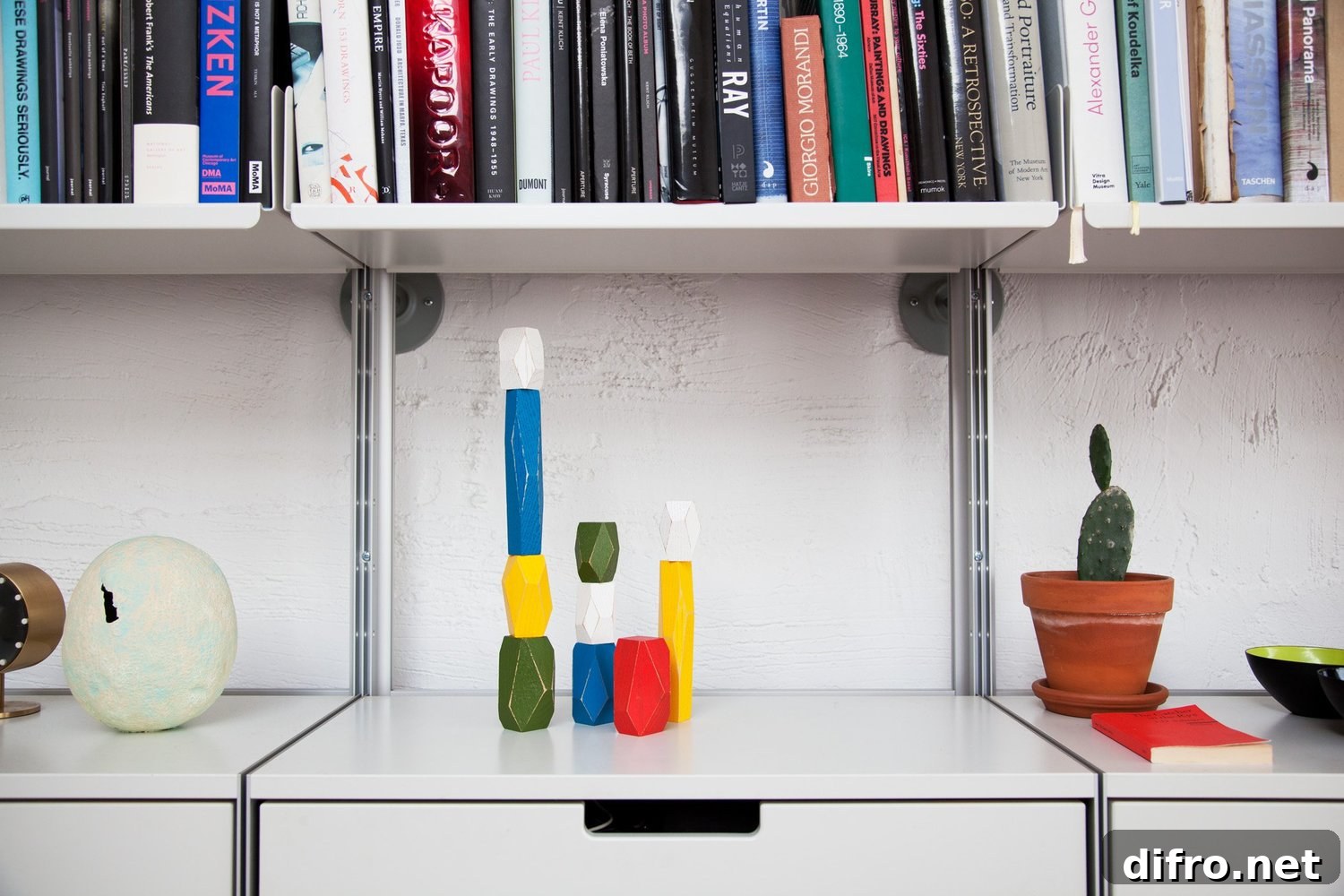 DIY balancing blocks for sculptural display