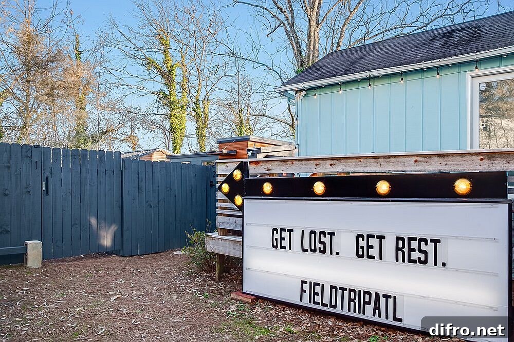 Explore Atlanta from tiny backyard house