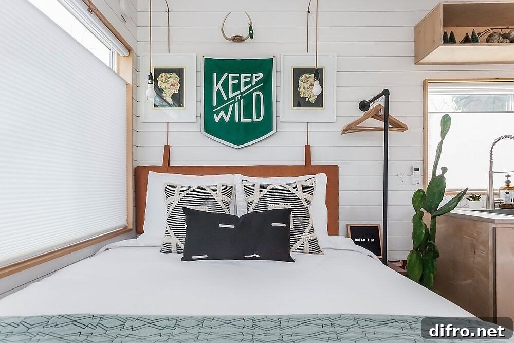 Ultra-small bedroom with natural light